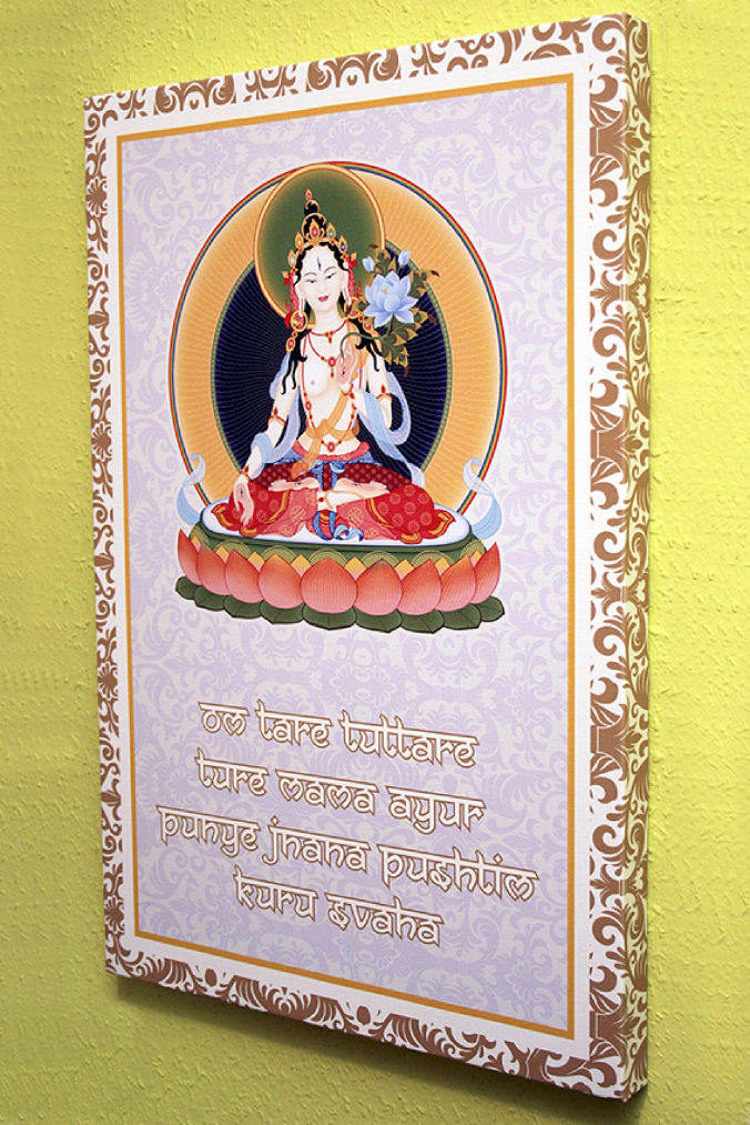 White Tara vászonkép