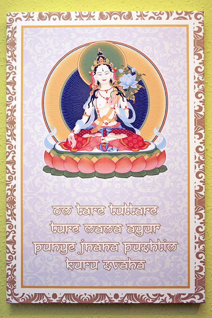 White Tara vászonkép